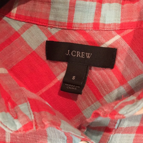 J.Crew pop-over High-Low tunic shirt Sz S - Picture 2 of 7